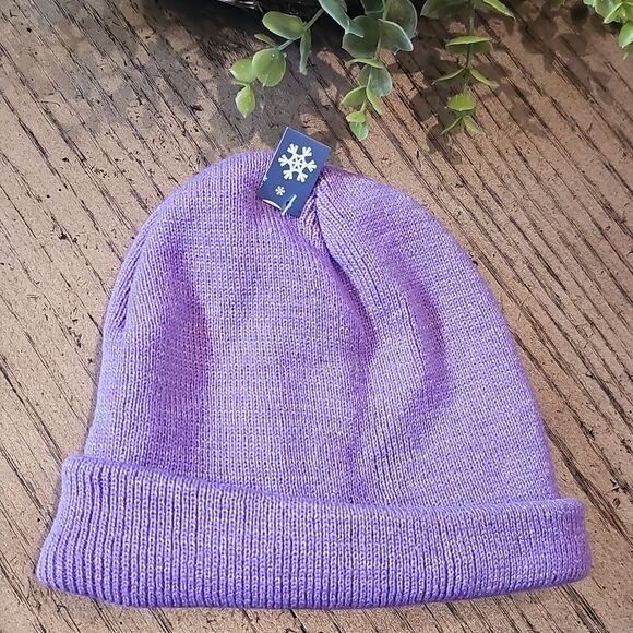 Purple sparkley beanie NWT OSFA - Picture 1 of 6